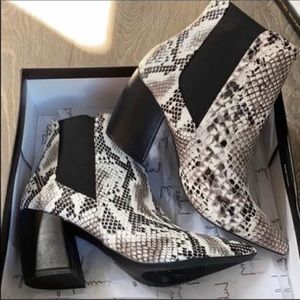 Snake skin booties from Lulu’s